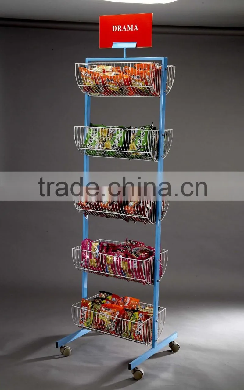 metal food display stand