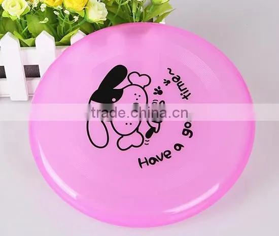 promotional and good quality plastic pet dog frisbee