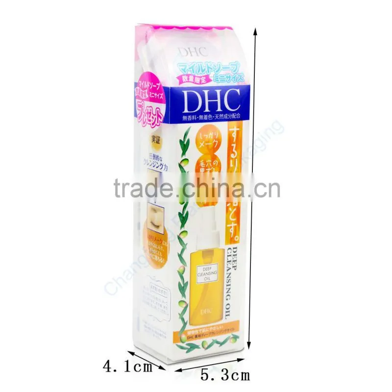 Customized Makeup Remover Plastic Packaging Box