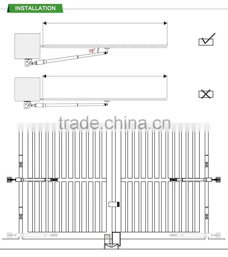 Swing Gate (CE) , Door opener,Swing Gates opener