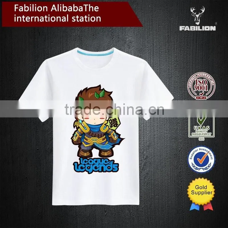 Fashion 100% Cotton Cheap Men's Custom Printing T-shirt