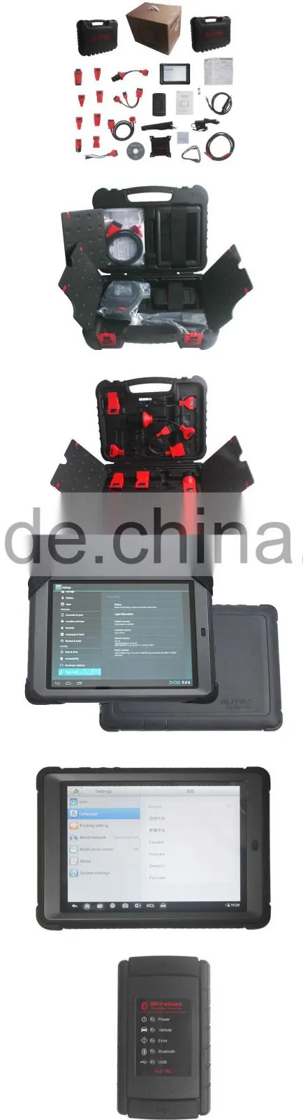 2015 Top selling 100% Original Autel MaxiSys Mini MS905 Diagnostic Analysis System with 7.9" Screen LED Touch Display In stock