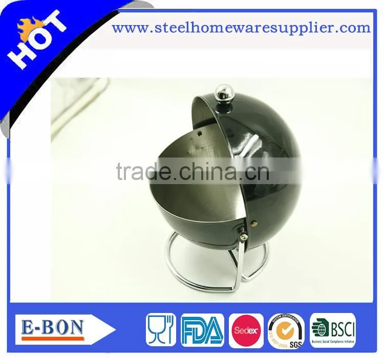 stainless steel sugar pot Condiment Serving Pot Decorative Sugar Bowl