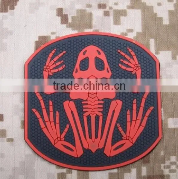 Navy Devgru Seal Team 6 Skeleton Frog Frogman Morale Pvc Rubber Patch Army Tactical Swat Patch 3d Morale Badge Military Patches