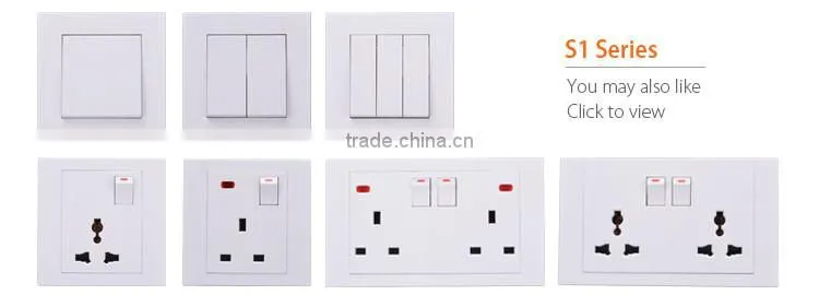 2016 Best Selling Products european style 1 gang 1 way 16A thin electric wall switch