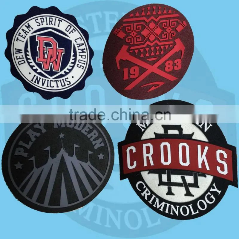 Fashion custom felt emboridery patch