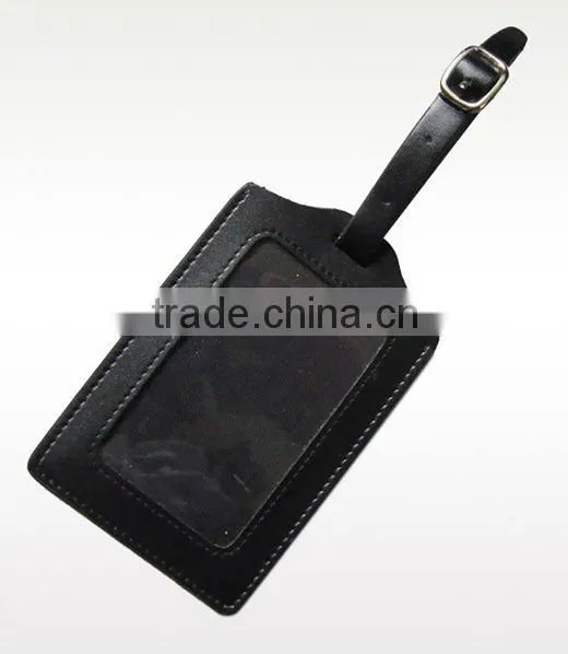 Metal Plate leather golf bag tags luggage tag