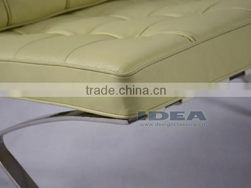 DC2001 Replica Mies Van Der Rohe Barcelona Chair - Cream White