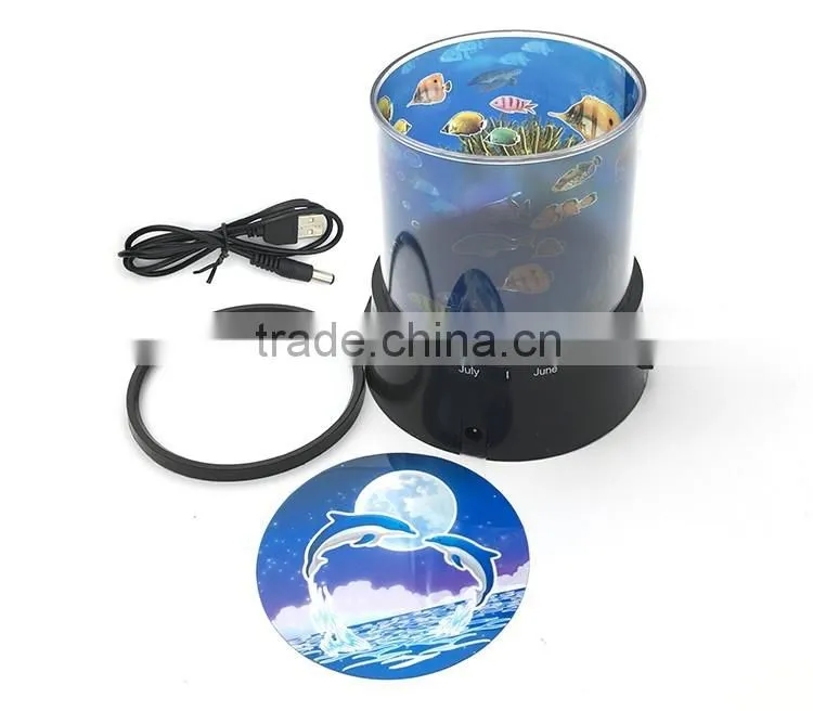 Kids Doodle Flashing Lamp Sea World DIY Led Projector