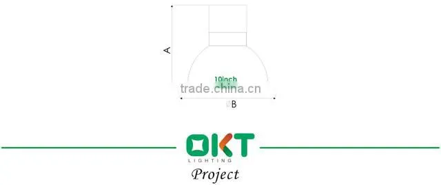AC dimmable or DC dimmable 40w 54w 10 inches inch anti glare downlight kits