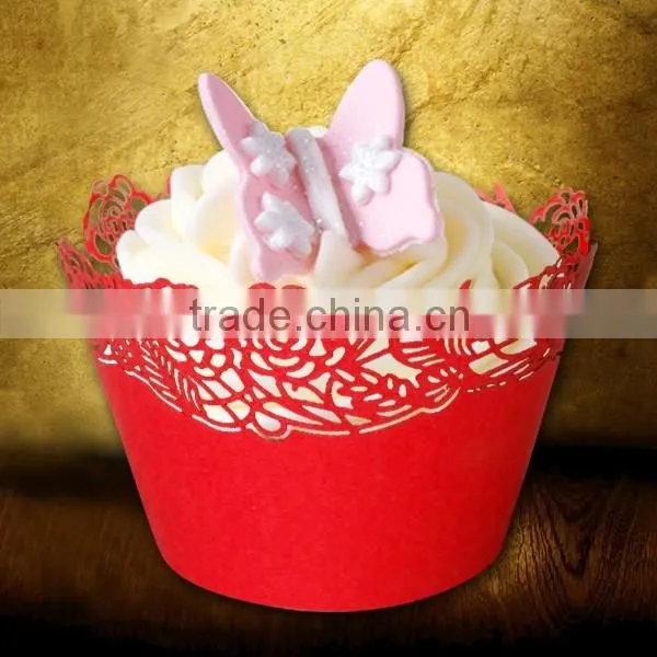 rose baking cups for cupcakes cake decorating paper for weddings