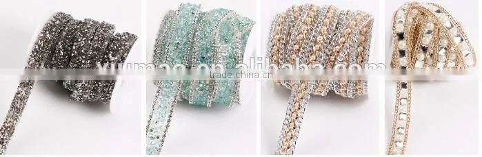 bling bling decorative rhinestone trim/crystal Chain,rhinestone belt