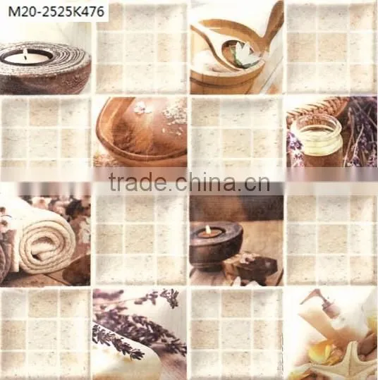 mosaic tile 250*250mm glazed ceramic tile