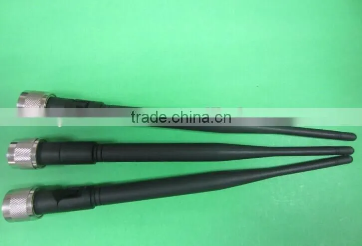 (Manufactory ) 2400~2500Mhz/4900~5825MHz 5dBi rubber 5GHz wifi antenna with N male connector