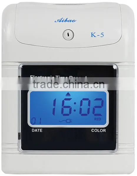 punching time card attendance machine/time attendance machien