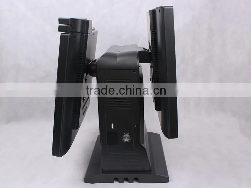 Touch Cash Register ; Double Touch Screen Retail POS system All in One POS Terminal from ZONEERICH ZQ-T9090D