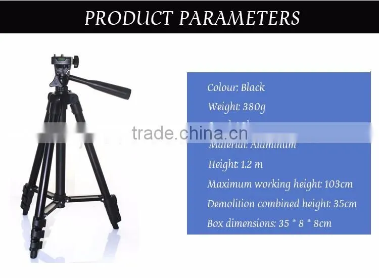 Shenzhen Factory Professional Tripod Camera Stand Aluminum