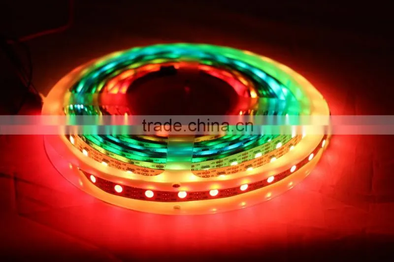 5050 smd led strip APA102, 72LEDs/m DC5V input,White PCB
