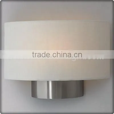 UL CUL Listed Mini Bedroom Wall Sconce With Linen Shade For Hotel W30092