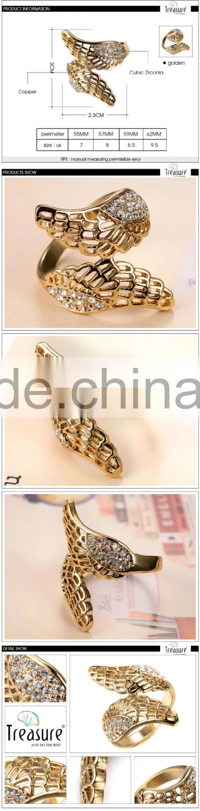 gemstone jewelry swing shape diamond rings jewelry men's ring golden