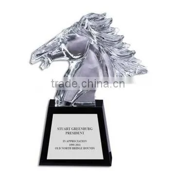 Clear crystal eagle model eagle figurine for business 3d model gift souvenirs or sport eagle trophy