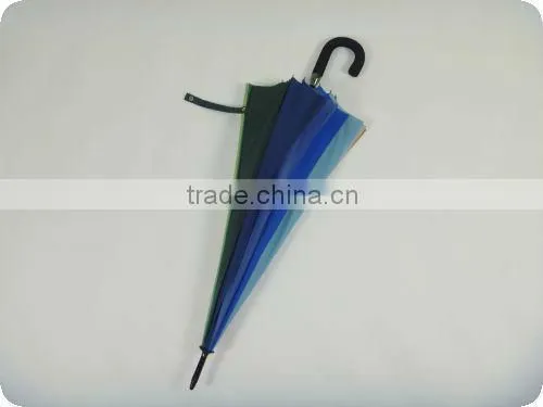 2013 hot selling 54" arc 16 panels 190T pongee multi-color 16k golf umbrellas