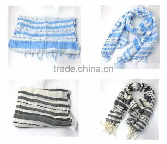 New arrived lady 100%Cotton shawl scarf stole