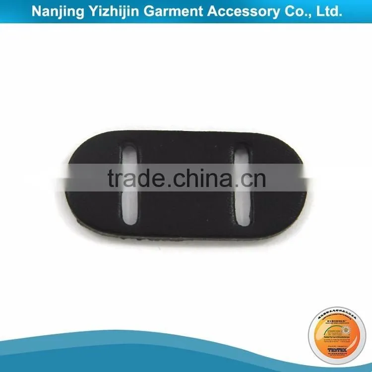 Eco-Friendly Metal Fake Leather Label Maker with Good Package