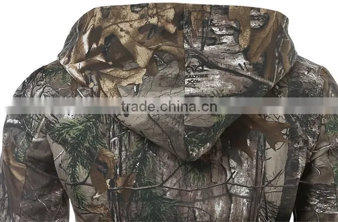 Custom Autumn Camouflage Outdoor Bomber Jacket
