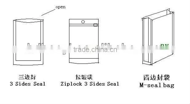 Hot sale high barrier vacuum aluminum foil bags
