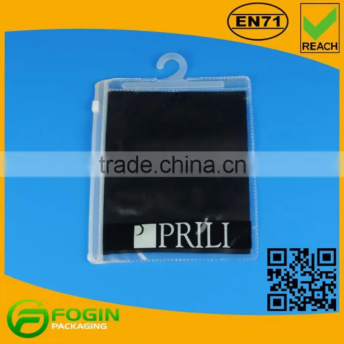 pvc garment bags for t-shirt packaging