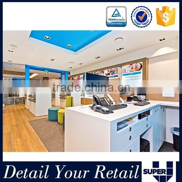 Australia brand optical colour paint shop display furniture