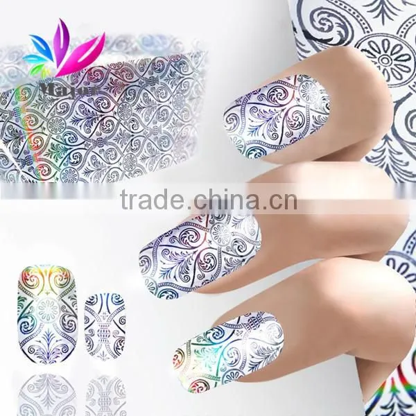 Fashion Nail Art Transfer Stickers 3D Design nail foil
