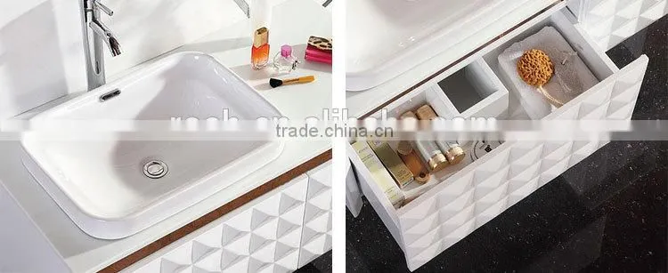 ROCH 8002 Modern Design Wooden Cabinet Bathroom Factory Directly