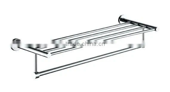 Wall mounted single tier towel racks with shelf,cheap towel racks 92715