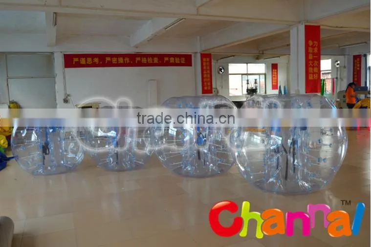 PVC Summer cool Lawn Inflatable collision Bumper Buffer Impact Zorb Run In Touch Ball Football Soccer Bubble Ball