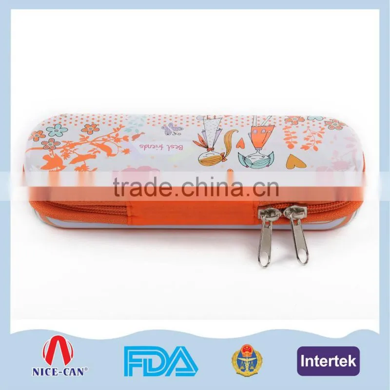 Square Metal Gift Tin Box Pencil Case For Children