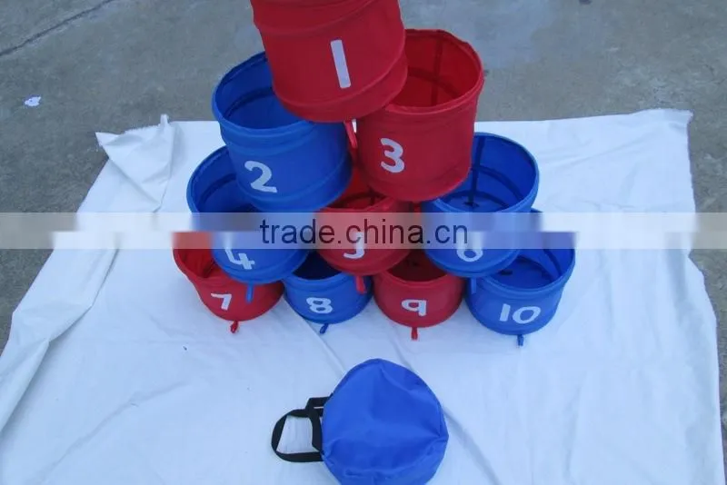 Portable receive barrels colored storage baskets