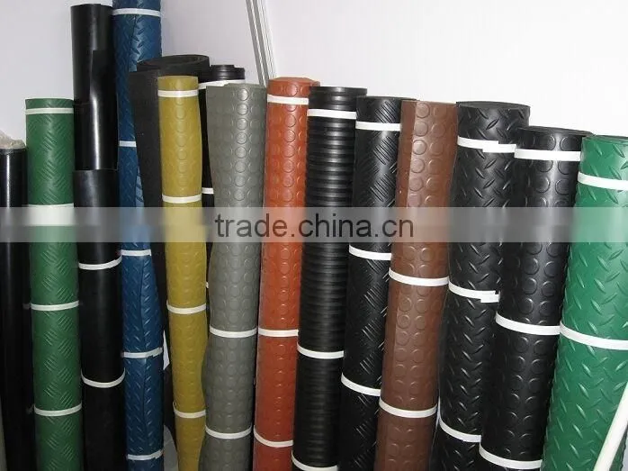 Eco-friendly Anti-slip plastic PVC floor mat, vinyl flooring roll