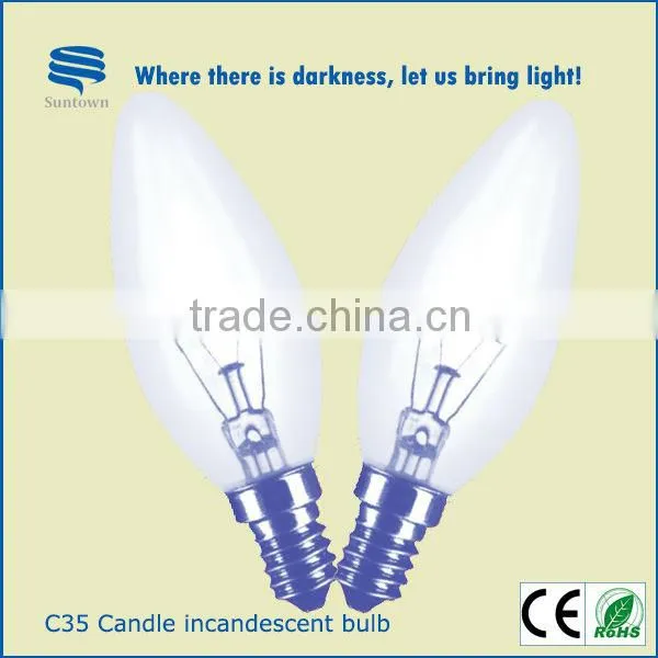 decorative candle bulb E14 E27