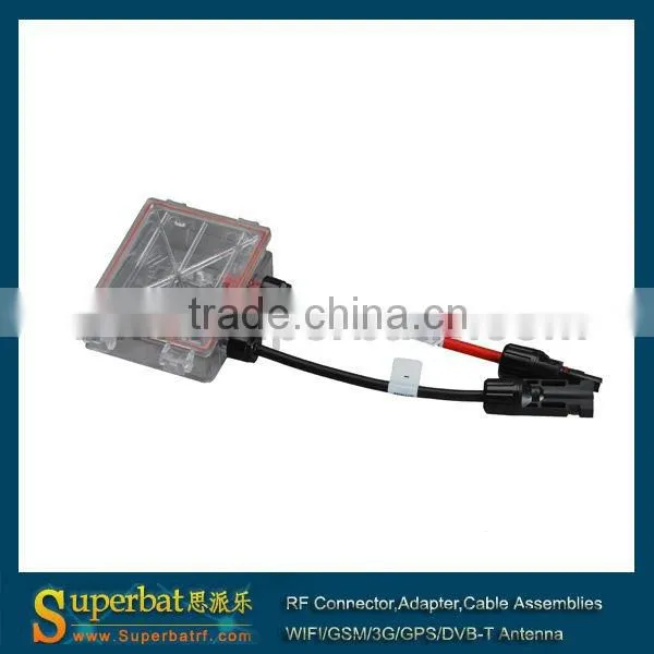 1000V Solar Junction Box with 3A-6A 80W-120W for Solar panel solar connector mc4 connectors