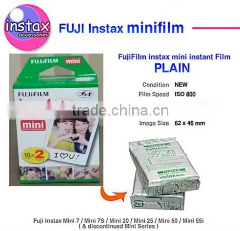 Fujifilm Instax Mini Film 2pack(20 sheets) for Mini 7s / 8 / 25 / 50s / 90 Camera