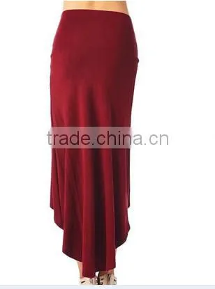 2015 lastest sexy high twist nylon barelegger solid semilune casual dress