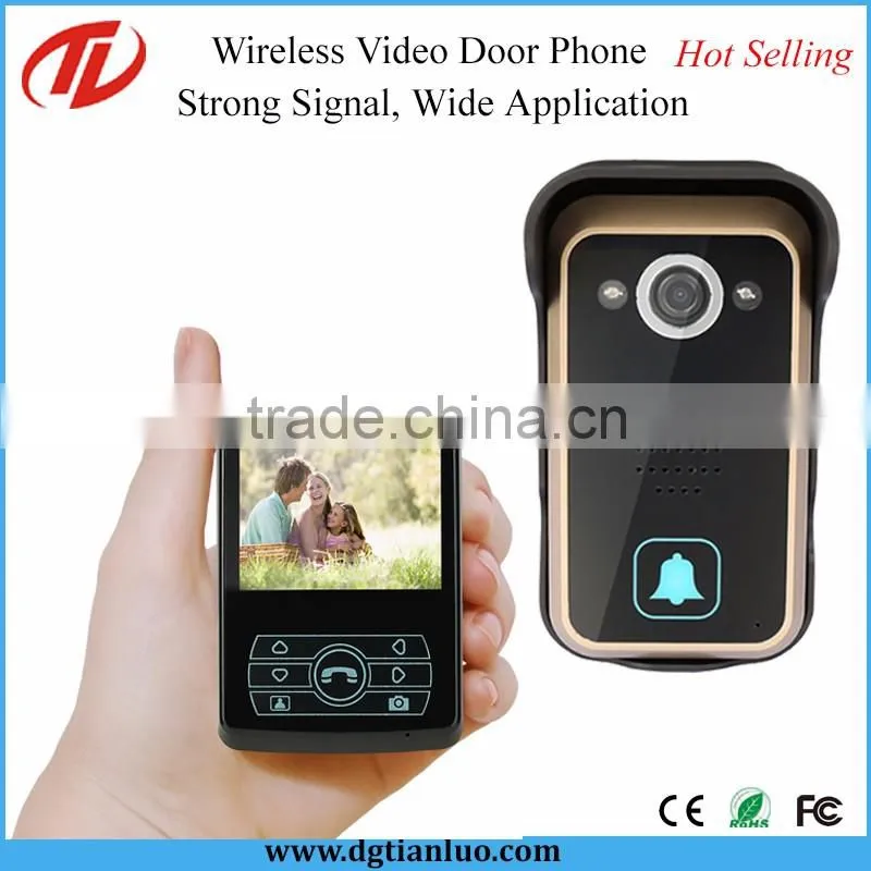 2.4G Digital Wireless Video Audio Door Phone Intercom System for Apartment