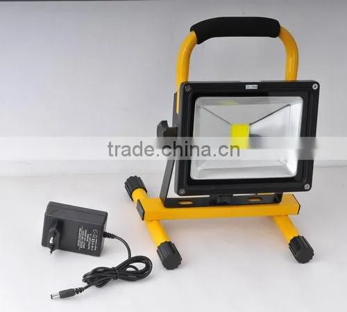 outdoor 20w rechargeable flood light