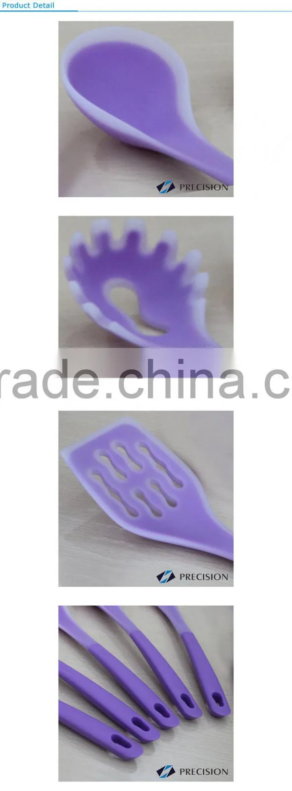 Unique Design Silicone Kitchen Utensil with Comfortable Handle
