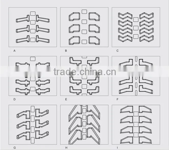 rubber crawler track, rubber track, rubber track undercarriage