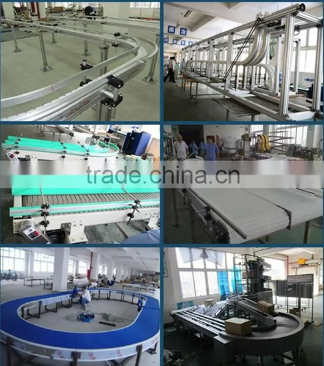 Food Grade Modular Belt Conveyor System Line