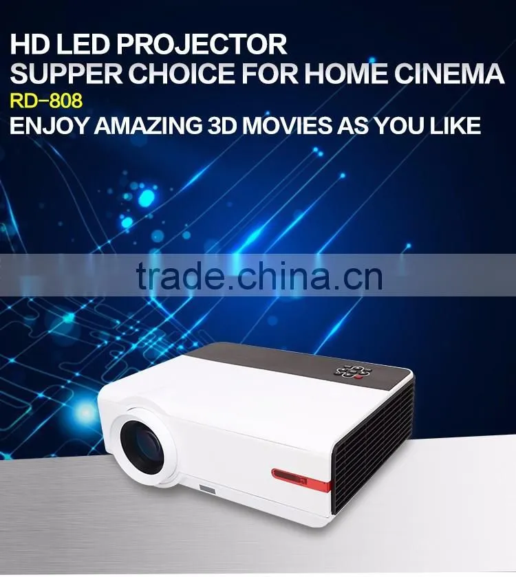 High definition Smart Home Theater 1080P TV Video HDMI LCD Video fuLL HD LED Android Wifi Projector for pc game movie 3d beamer