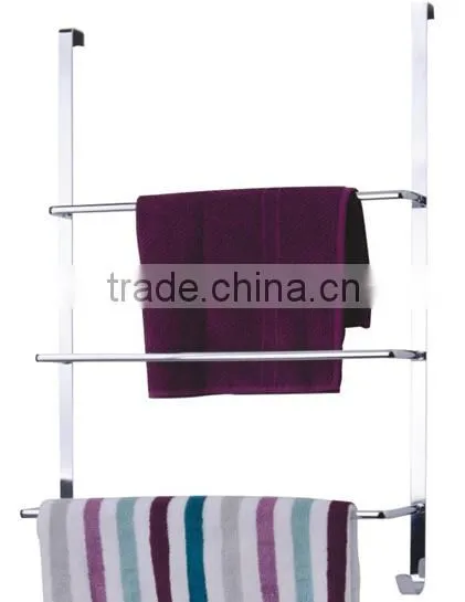 Wholesale 3 Tires Chrome Glass Shower Door Towel Bar